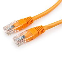 Патч-корд LSZH медный UTP Cablexpert кат.5e, 2м, литой, многожильный (оранжевый) | код PP30-2M/O | Cablexpert