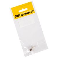 Разъем антенный на кабель, штекер F для кабеля RG-6, (1шт.) (пакет) PROconnect | код 05-4003-6-7 | PROCONNECT