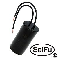 Пусковой конденсатор SAIFU CBB60, 6 мкФ, 450 В, с проводом | код 100265 | Saifu