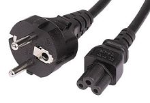 Кабель Buro BU-PCAB-1.8-3PIN IEC C5 (3-pin) Евровилка 1.8м | код 1856209 | BURO