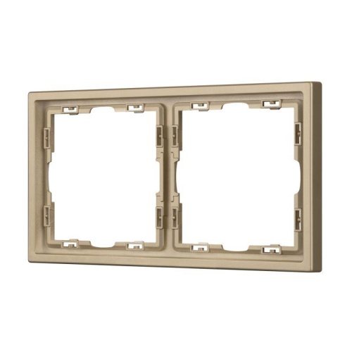 Рамка пластиковая FRM-NOBE-SFPL-2-GD Arlight 054217