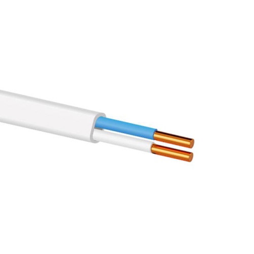 Провод ППВГ 2х1.5 (бухта 100м), белый ТDM | код SQ0129-0001 | РЭМЗ ТМ