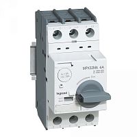 Автоматический выключатель для защиты электродвигателя MPX3 32MA 6A 100kA | код 417348 |  Legrand 