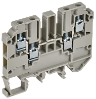 Колодка клеммная CTS-MC 4 вывода 4мм2 серая IEK | код YCT12-00-4-K03-004 | IEK