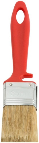 Кисть флейцевая "Крафт" 35мм натур. свет. щетина пластик. ручка с выемкой КУРС 00842 фото 5