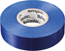 Изолента ПВХ синяя 15мм 10м NIT-B15-10/B (71233) | код 17631 | Navigator Group