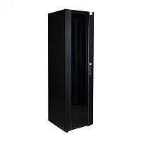Шкаф нап. 19', 32U 600х600, перед. дв. стек, задн. стен., мет, чер. DATAREX | код DR-700301 | Datarex