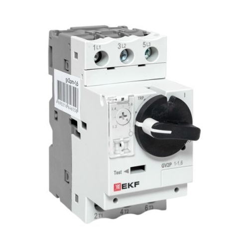Автомат пуска двигателя GV2P 1-1,6А EKF | код gv2pm-1.6 | EKF
