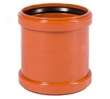 Муфта двухраструбная ПВХ наружной канализации 315 мм | код 225510 | Ostendorf