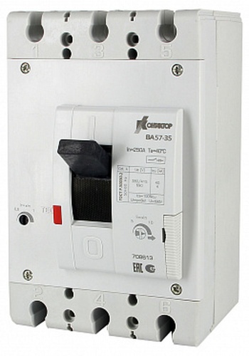 Выключатель автоматический ВА57-35-340010-100А-500-1000 | код 708609 | Контактор