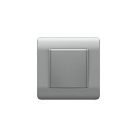 (NEW3-E) Розетка с/з со шторками с крышкой, 16А, IP44, серебряный | код 431449 | CHINT