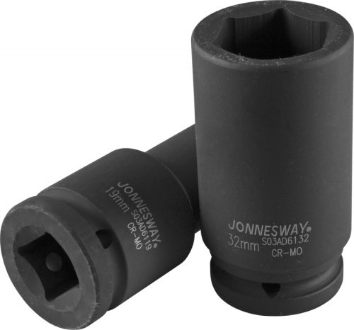 S03AD6132 Головка торцевая ударная глубокая 3/4DR, 32 мм | код S03AD6132 | JONNESWAY