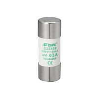 Вставка плавкая цилиндр., 80A, 500VAC, 120kA, 22х58mm, тип aM | код C22-80AM | CHFE