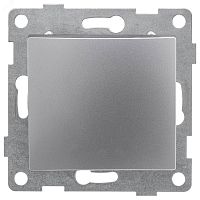 GUSI Bravo механизм переключателя (проходной) 1кл., скрытая установка, 10А, 250В. Цвет: серебро. | код С10В4-004 | GUSI ELECTRIC