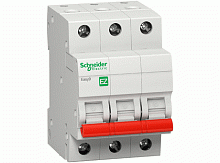 Модульный автоматический выключатель Easy9 EZ 3 полюса, 10А, х-ка C | код. EZ9F34310 | Schneider Electric 