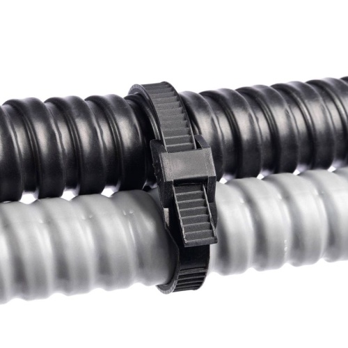 Хомут кабельный КСУ 9х610 с усилен. замком нейлон. черн. (уп.100шт) Fortisflex 91704 фото 4