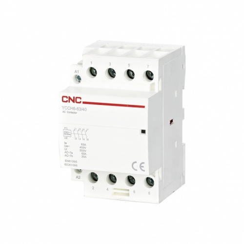 Модульный контактор YCCH6 40/22 40A 4P DC24В 2НО+2НЗ | код A033962 | CNC