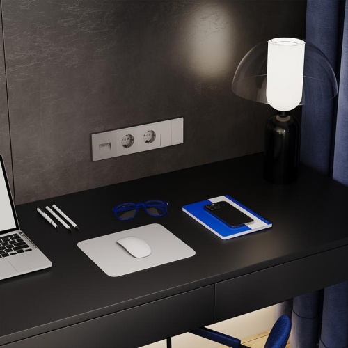 Выключатель 2-кл. СП S70 10А механизм кашемир Voltum VLS020103 фото 7 Выключатель 2-кл. СП S70 10А механизм кашемир Voltum VLS020103 фото 7