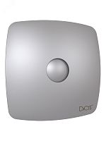 Вентилятор осевой вытяжной с обратным клапаном D100 декоративный | код RIO 4C Gray metal | DiCiTi