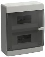 UNION Compact Корпус пласт. ЩРН-П-18 IP41 черн. пр. дв. IEK | код UIC-KP12-N-18-41-K01 | IEK