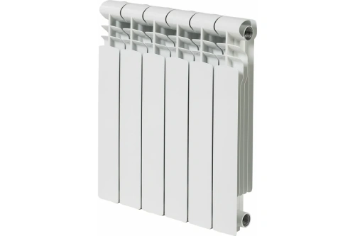 Радиатор алюминиевый секционный 500/80/8 боковое подключение | код RRF500*80AL08 | Русский Радиатор