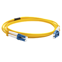 Патч-корд оптический LANMASTER, LSZH, дуплексный, LC/UPC-LC/UPC, SM OS2, 0.5 м | код LAN-2LC-2LC/SU-0.5 | LANMASTER