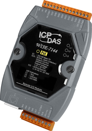 WISE-7150 6-channel Isolated Sink Type Open Collector Output and 12-channel Isolated Digital Input PoE Module (RoHS) | код 00-06110912 | ICP DAS