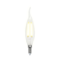 Лампа светодиодная LED 5вт 200-250В свеча диммируемая 450Лм Е14 3000К Air филамент | код UL-00002860 | Uniel