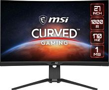 Монитор MSI 27 G272CQP черный VA LED 1ms 16:9 HDMI матовая HAS 300cd 178гр/178гр 2560x1440 170Hz FreeSync Premium DP 2K 6.01кг | код 1977690 | MSI