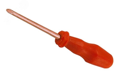 Отвертка крестовая N4 310 мм омедненная | код 856436 | КЗСМИ