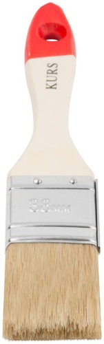 Кисть флейцевая "Оптима" 1.5дюйм (38мм) натур. свет. щетина деревянная ручка КУРС 00814 фото 5 Кисть флейцевая "Оптима" 1.5дюйм (38мм) натур. свет. щетина деревянная ручка КУРС 00814 фото 5