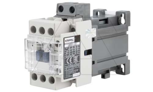 Контактор UKD1-25-11-24DC, 3P, 25A(AC-3), 40A(AC-1), 11kW(400VAC), Uк=24VDC, 1NO+1NC | код UKD1-25-11-24DC | Kripal