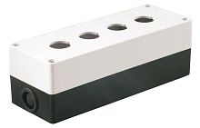 Корпус КП104 для кнопок 4места белый | код. BKP10-4-K01 | IEK