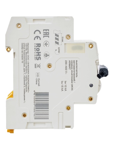 ARMAT Автоматический выключатель M10N 2P D 6А | код AR-M10N-2-D006 | IEK  фото 9