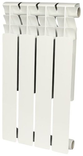 Радиатор биметаллический Plus BM 500 10 секций RAL9016 (157236) | код RG008UKJV0EVQ9 | Rommer