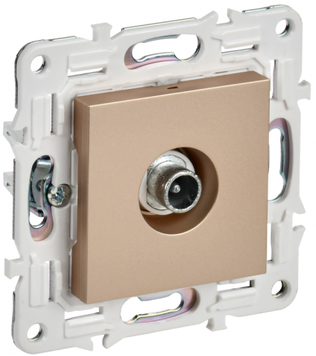 SKANDY Роз. TV проходная SK-A17Sa песоч. IEK | код SK-A10-P-K98 | IEK