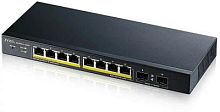 Коммутатор Zyxel GS1900-10HP-EU0102F (L2) 8x1Гбит/с 2SFP 8PoE+ 77W управляемый | код 1680123 | Zyxel