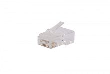 Разъем легкой оконцовки PLEZ-8P8C-U-C5-100 RJ-45 (8P8C) под витую пару кат.5 (50 µ"/ 50 микродюймов) универс. (для ож и мж кабеля) (уп.100шт) | код 403341 | Hyperline