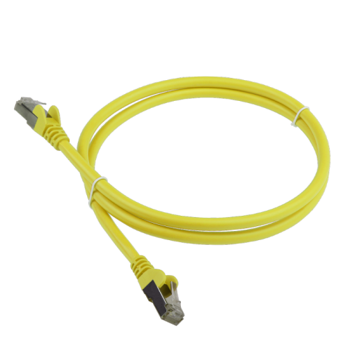 Патч-корд LANMASTER LSZH FTP кат.6, 10 м, желтый | код LAN-PC45/S6-10-YL | LANMASTER