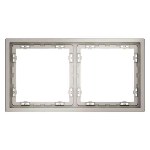 Рамка 2-м S70 пластик. кашемир Voltum VLS100203 фото 2