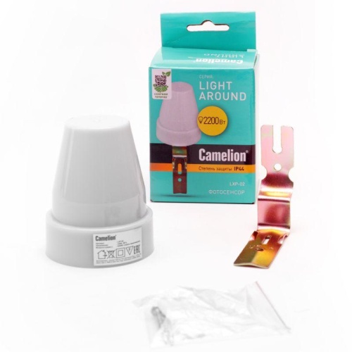 Фотореле LXP-02 2200Вт Camelion 6465 фото 2 Фотореле LXP-02 2200Вт Camelion 6465 фото 2