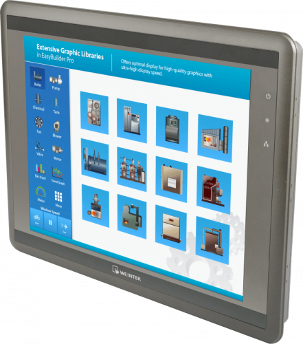 MT8121XE1 12.1” TFT 16.2M-color LCD Touch Screen HMI, 1GHz RISC CPU | код 00-06137853 | Weintek