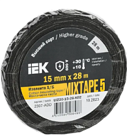 MIXTAPE 5 Изолента Х/Б 15мм 28м IEK | код UIZ20-15-28-K02 | IEK