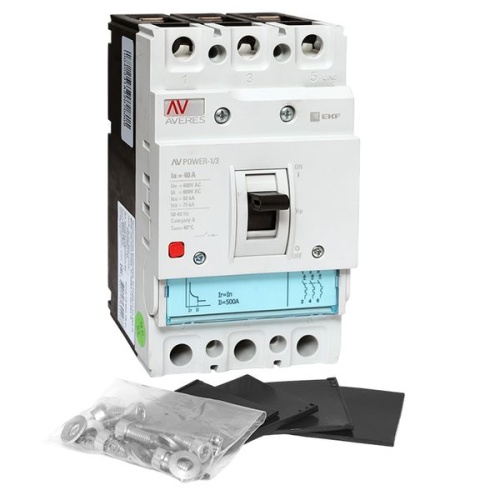 Автоматический выключатель AV POWER-1/3 40А 80kA TR AVERES | код mccb-13-40H-TR-av | EKF фото 5
