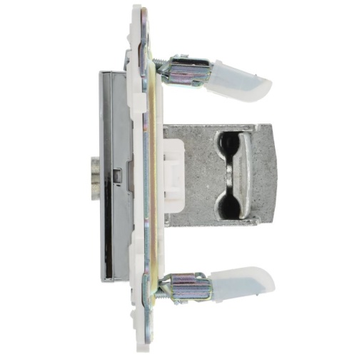 Розетка телевизионная проходная TV SKANDY SK-A17N никель IEK SK-A10-P-K50 фото 4