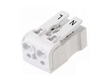 Клемма пружинная соединительная КСП2-L+N. 16A HLT | код 081-32-020| HLT