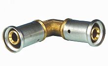 Угольник 16 90 град., пресс латунь | код 1P-1616 | Henco