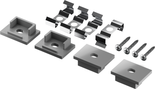 Комплект клипс 91 945 ИМПСЛ-02 (4 крепежные клипсы с заглушками) для ИПСЛ-02 Innolux 91945