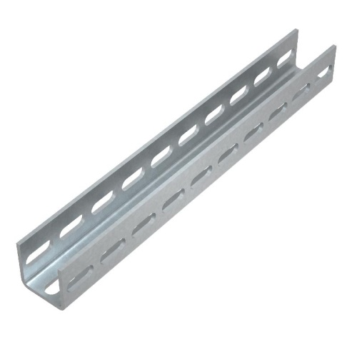 Швеллер 50х50 L1600 2.5мм тройная перфорация КМ LO32715 Швеллер 50х50 L1600 2.5мм тройная перфорация КМ LO32715