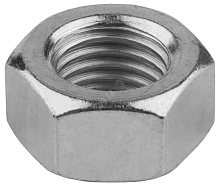 Гайка DIN 934 М10 шестигранная класс прочности 8 покрытие цинк | код DIN934-М10-8 | Крепдил